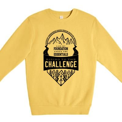 Challenge A Classical Conversations Homeschooler Gift Premium Crewneck Sweatshirt