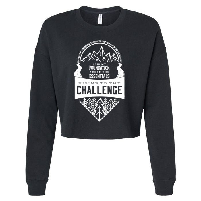 Challenge A Classical Conversations Homeschooler Gift Cropped Pullover Crew