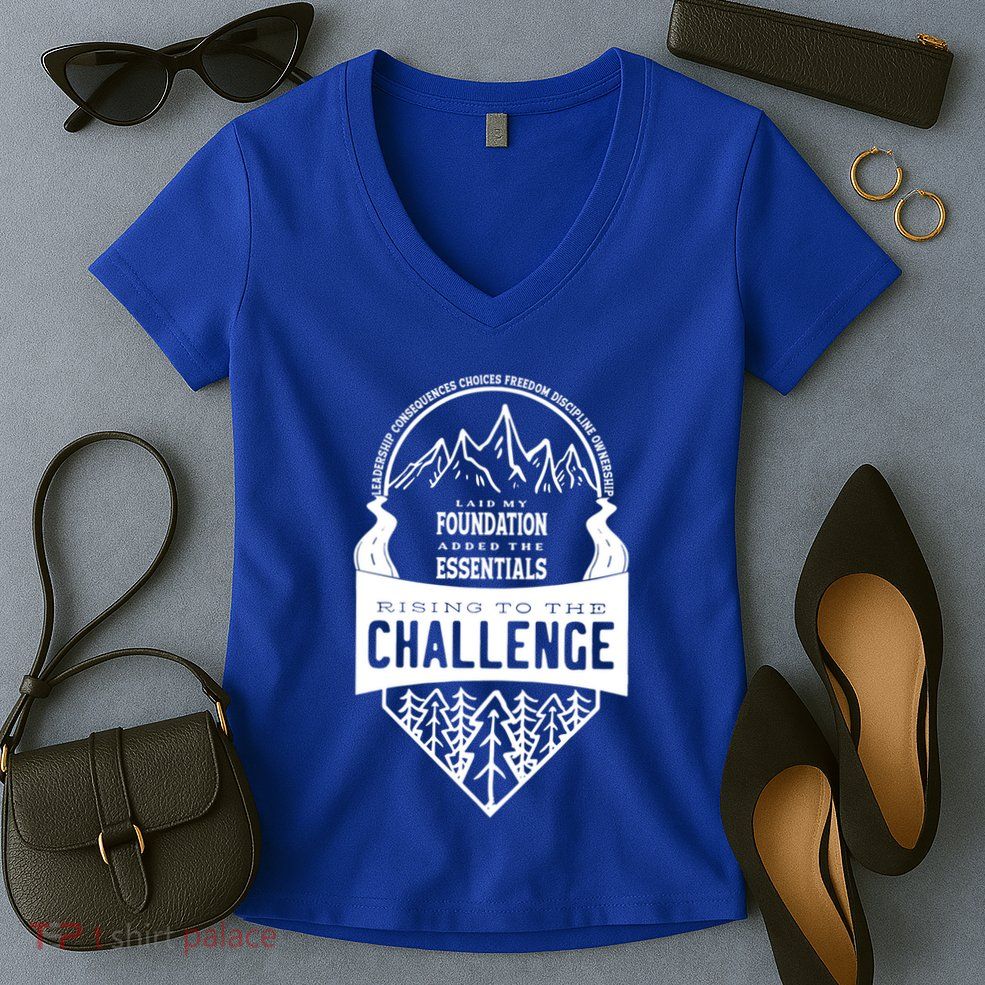 Challenge A Classical Conversations Homeschooler Gift Women's V-Neck T-Shirt