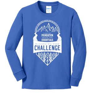 Challenge A Classical Conversations Homeschooler Gift Kids Long Sleeve Shirt