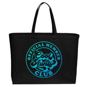 Cool Aunts Club Member Club Auntie Best Aunts Great Gift Cotton Canvas Jumbo Tote