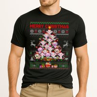 Cute Axolotl Christmas Tree Ugly Sweater   Performance Shirt