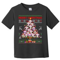 Cute Axolotl Christmas Tree Ugly Sweater   Toddler T-Shirt