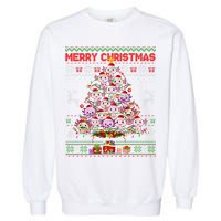Cute Axolotl Christmas Tree Ugly Sweater   Garment-Dyed Sweatshirt