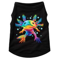 Cute Axolotl Colorful Axolotl Art Doggie Tank