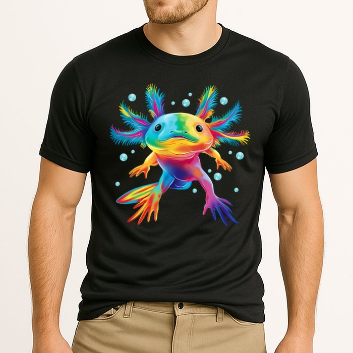 Cute Axolotl Colorful Axolotl Art Performance Shirt