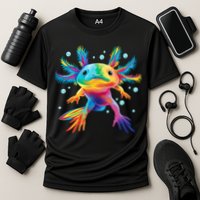 Cute Axolotl Colorful Axolotl Art Performance Shirt
