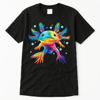 Cute Axolotl Colorful Axolotl Art Tall T-Shirt