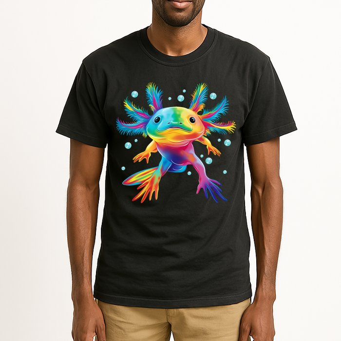 Cute Axolotl Colorful Axolotl Art Tall T-Shirt