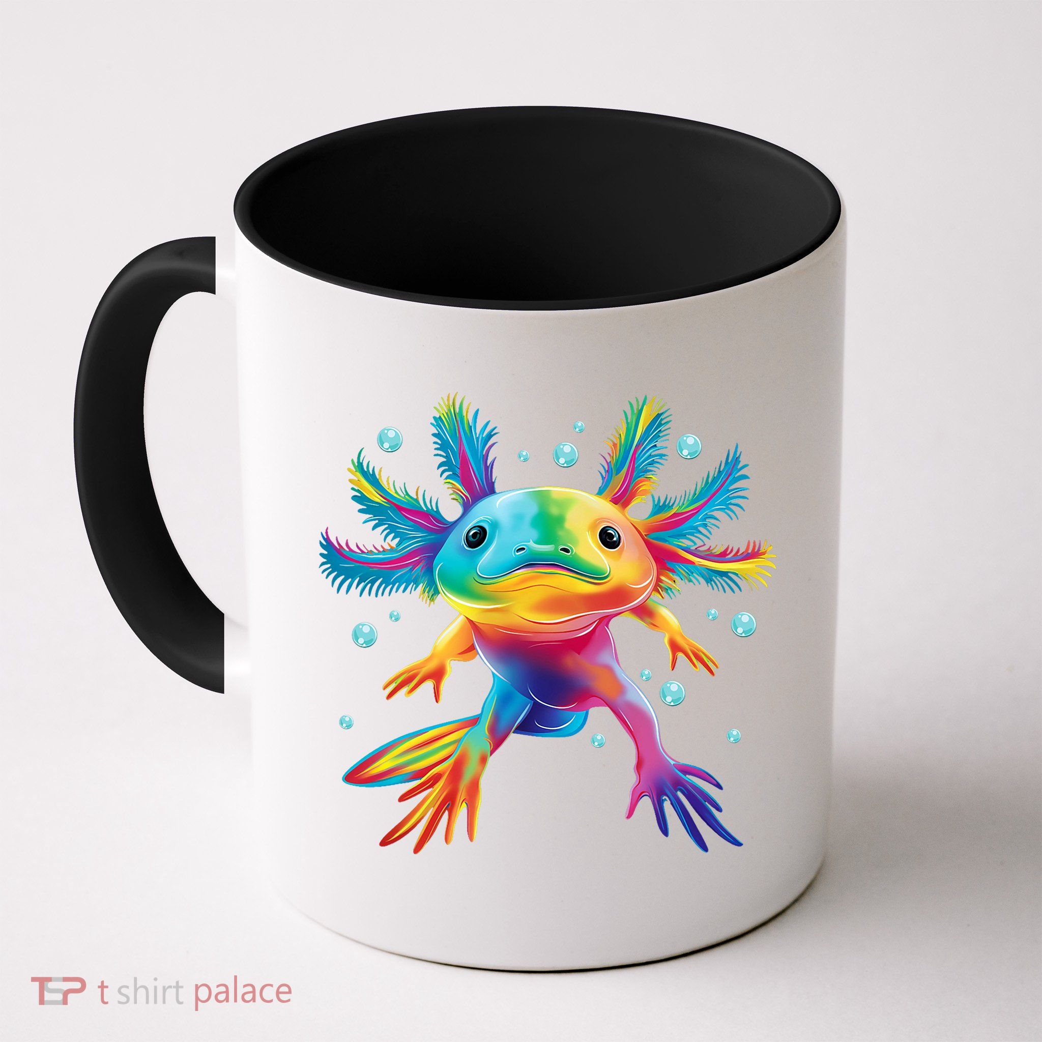 Cute Axolotl Colorful Axolotl Art Mug