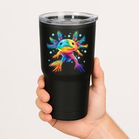 Cute Axolotl Colorful Axolotl Art Tumbler