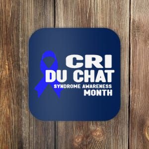 Cdc Awareness Cri Du Chat Syndrome Awareness Month Coaster