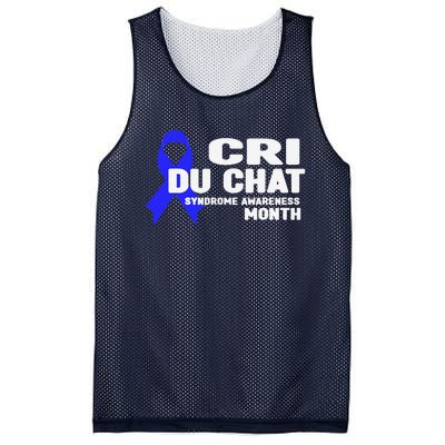 Cdc Awareness Cri Du Chat Syndrome Awareness Month Mesh Reversible Basketball Jersey Tank