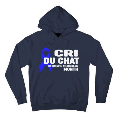 Cdc Awareness Cri Du Chat Syndrome Awareness Month Tall Hoodie