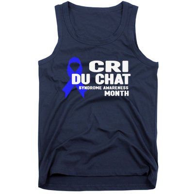 Cdc Awareness Cri Du Chat Syndrome Awareness Month Tank Top