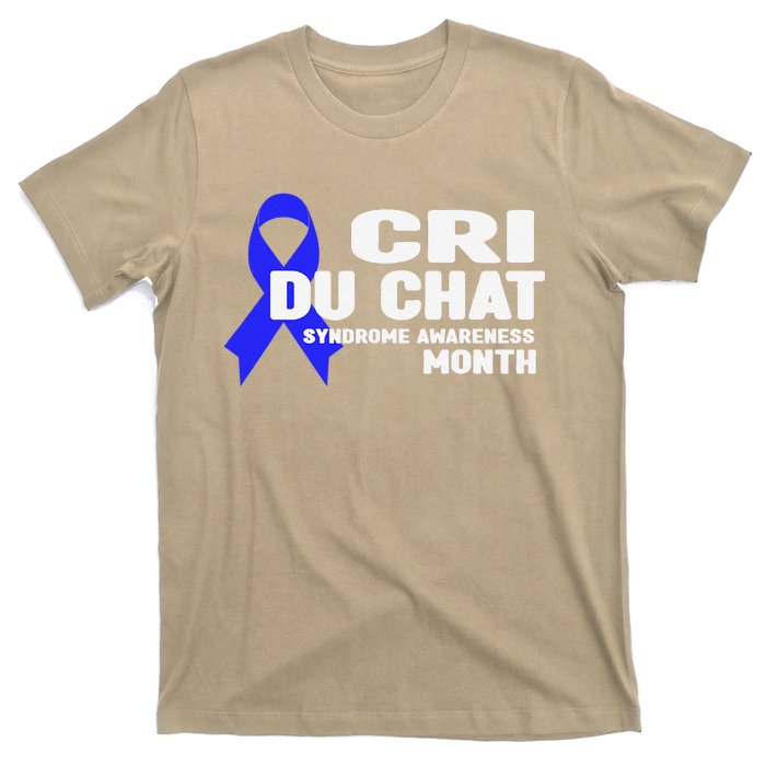 Cdc Awareness Cri Du Chat Syndrome Awareness Month T-Shirt