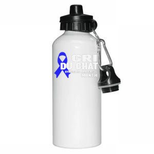 Cdc Awareness Cri Du Chat Syndrome Awareness Month Aluminum Water Bottle