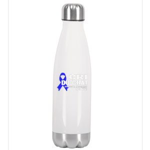 Cdc Awareness Cri Du Chat Syndrome Awareness Month Stainless Steel Insulated Water Bottle