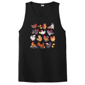 Chicken And Chick Pastel PosiCharge Competitor Tank