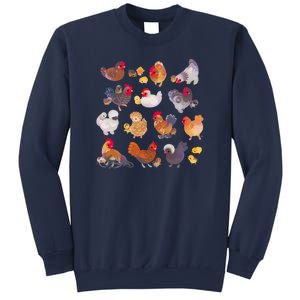 Chicken And Chick Pastel Sweatshirt