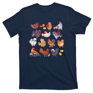 Chicken And Chick Pastel T-Shirt