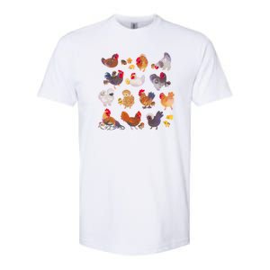 Chicken And Chick Pastel Softstyle CVC T-Shirt