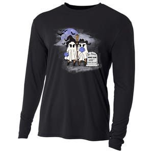 Creeps And Crimes Merchandise Ghosts Cooling Performance Long Sleeve Crew