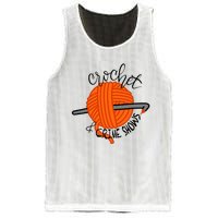 Crochet And Crime Shows Mesh Reversible Basketball Jersey Tank