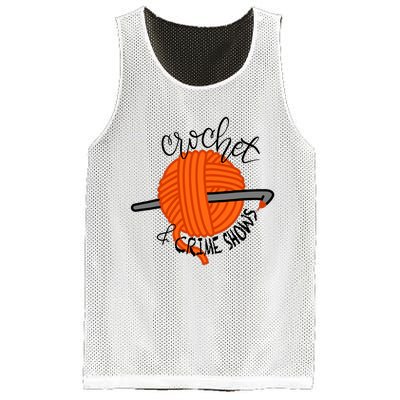 Crochet And Crime Shows Mesh Reversible Basketball Jersey Tank