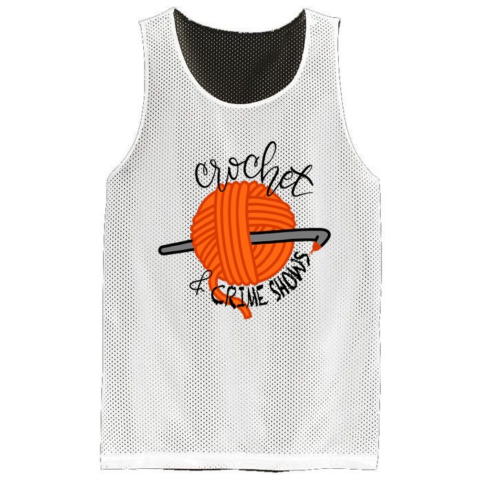 Crochet And Crime Shows Mesh Reversible Basketball Jersey Tank