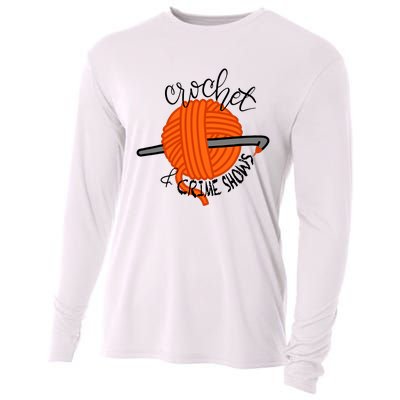 Crochet And Crime Shows Cooling Performance Long Sleeve Crew