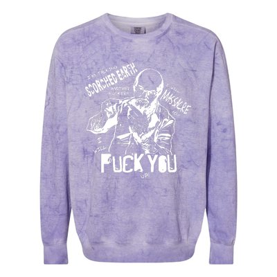 Crazy Angry Colorblast Crewneck Sweatshirt