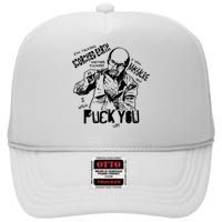 Crazy Angry High Crown Mesh Back Trucker Hat