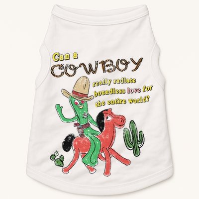 Can A Cowboy Really Radiate Boundless Love For The Entire World Doggie Tank