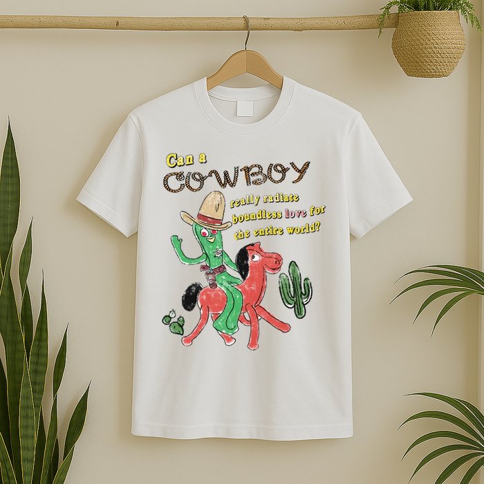 Can A Cowboy Really Radiate Boundless Love For The Entire World T-Shirt