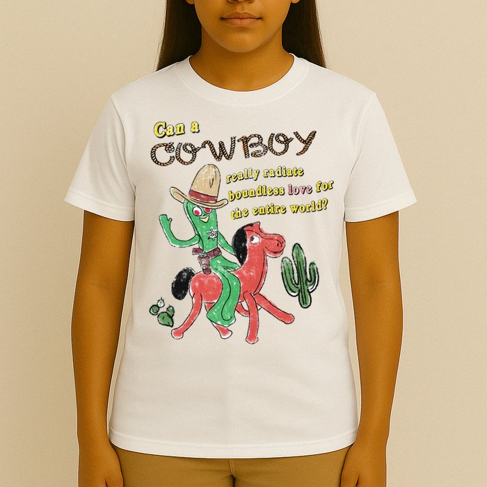Can A Cowboy Really Radiate Boundless Love For The Entire World T-Shirt