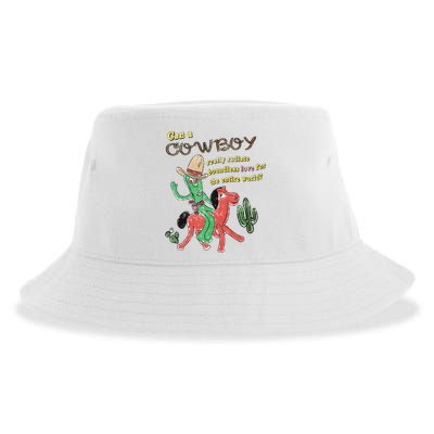 Can A Cowboy Really Radiate Boundless Love For The Entire World Sustainable Bucket Hat