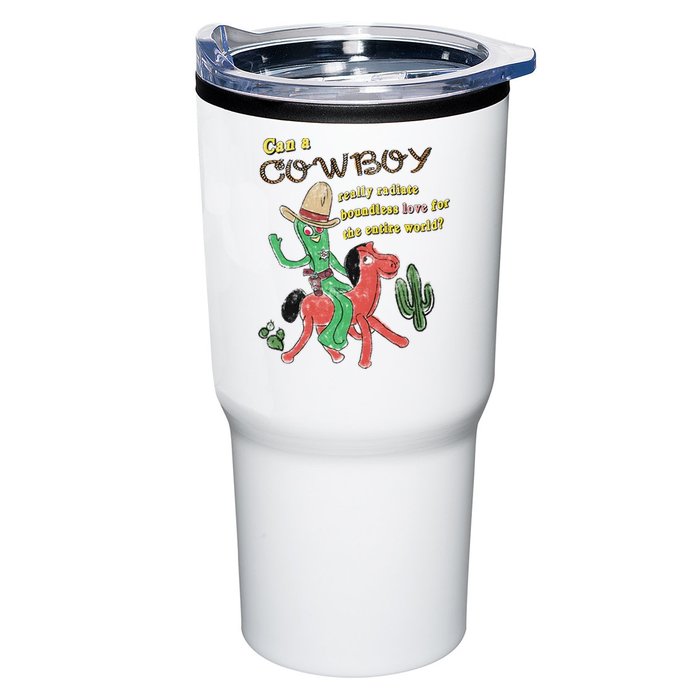 Can A Cowboy Really Radiate Boundless Love For The Entire World Tumbler