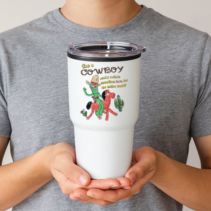 Can A Cowboy Really Radiate Boundless Love For The Entire World Tumbler