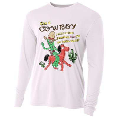 Can A Cowboy Really Radiate Boundless Love For The Entire World Cooling Performance Long Sleeve Crew