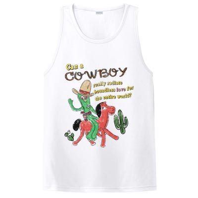 Can A Cowboy Really Radiate Boundless Love For The Entire World PosiCharge Competitor Tank