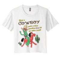 Can A Cowboy Really Radiate Boundless Love For The Entire World Crop Top