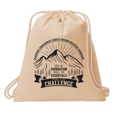 Challenge A Classical Conversations Drawstring Bag