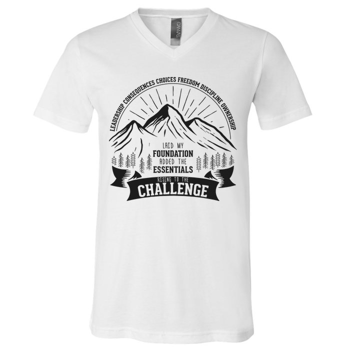 Challenge A Classical Conversations V-Neck T-Shirt