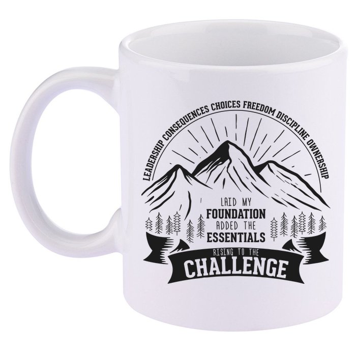 Challenge A Classical Conversations 11oz C Handle Ceramic Mug