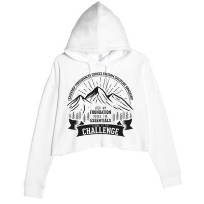 Challenge A Classical Conversations Crop Fleece Hoodie