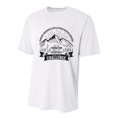 Challenge A Classical Conversations Youth Performance Sprint T-Shirt
