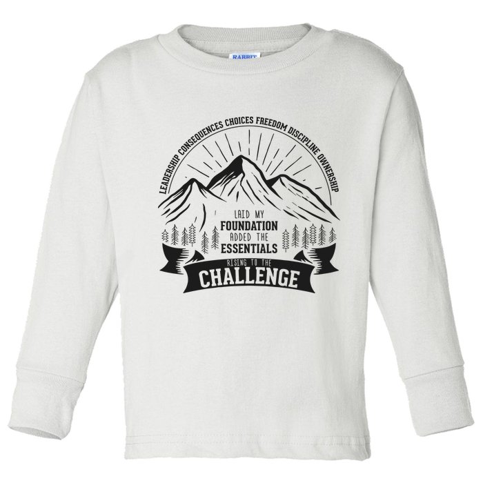 Challenge A Classical Conversations Toddler Long Sleeve Shirt