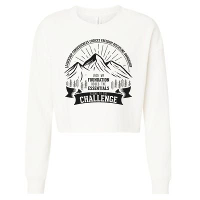 Challenge A Classical Conversations Cropped Pullover Crew