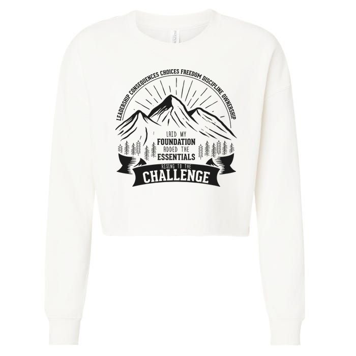 Challenge A Classical Conversations Cropped Pullover Crew